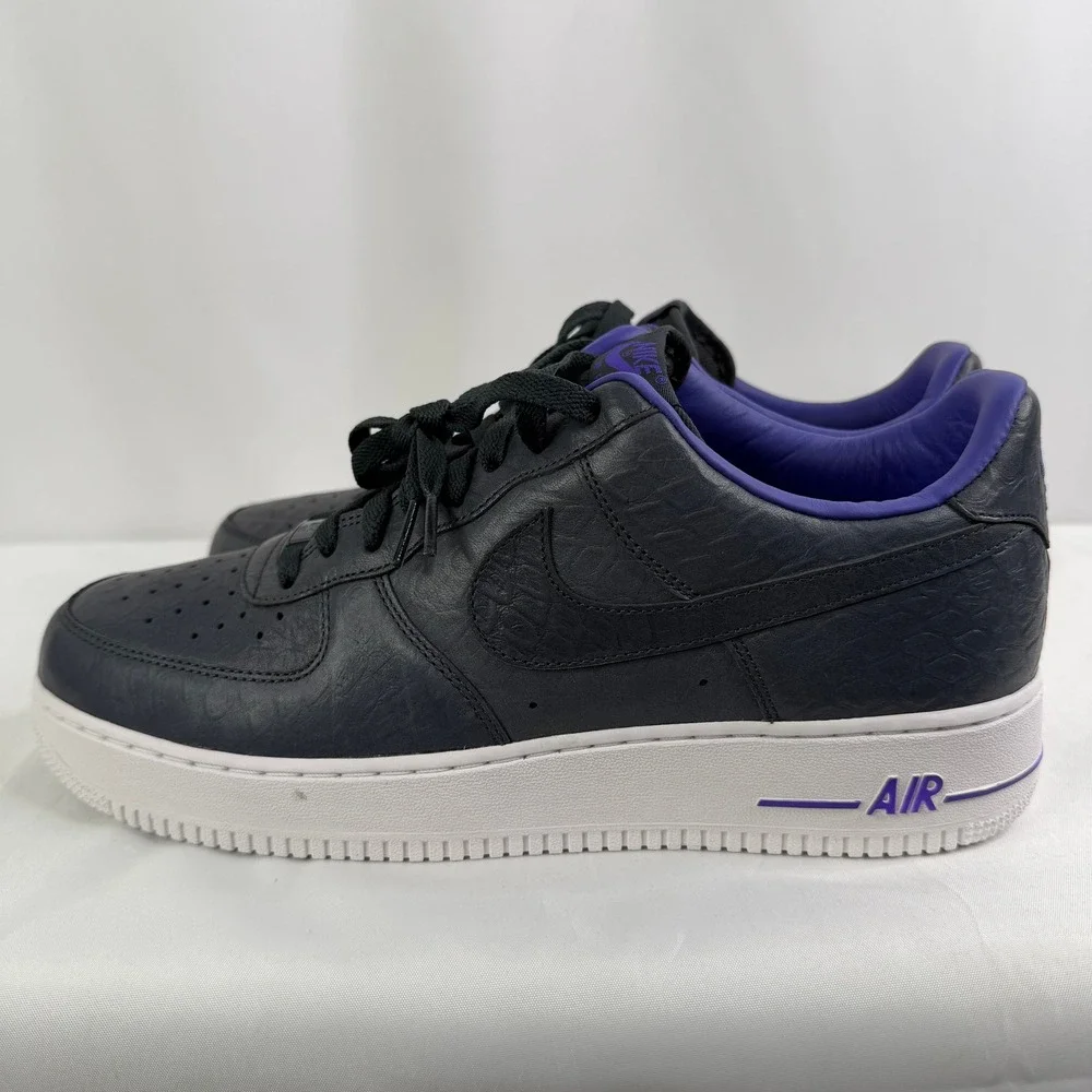 Nike Air Force 1‎ Low Premium Anthracite Court Purple 318775-021 Mens 12